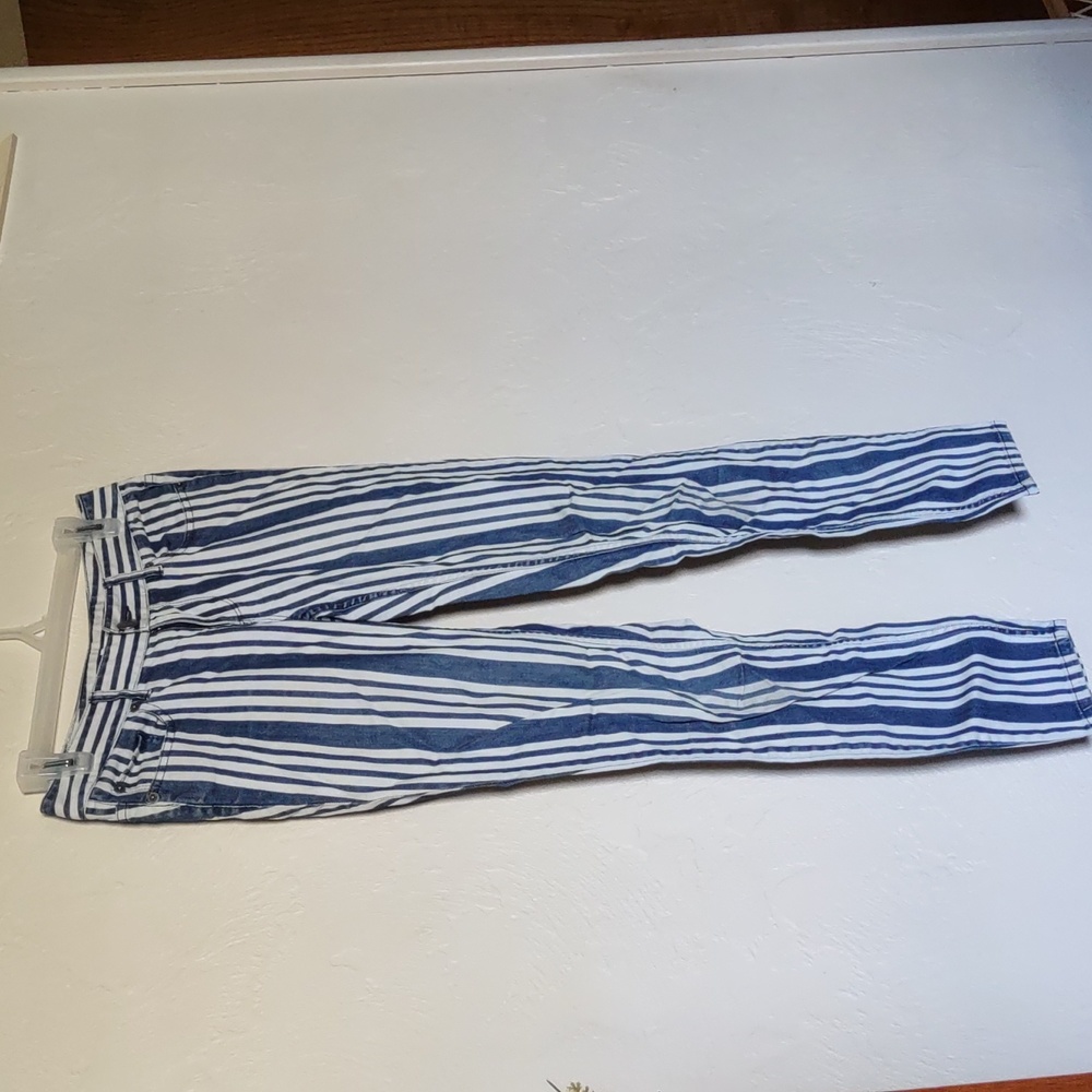 Bar lll retro striped skinny jeans 2